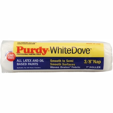 Purdy 7" Paint Roller Cover, 1/4" Nap Nap, Woven Dralon 140662071